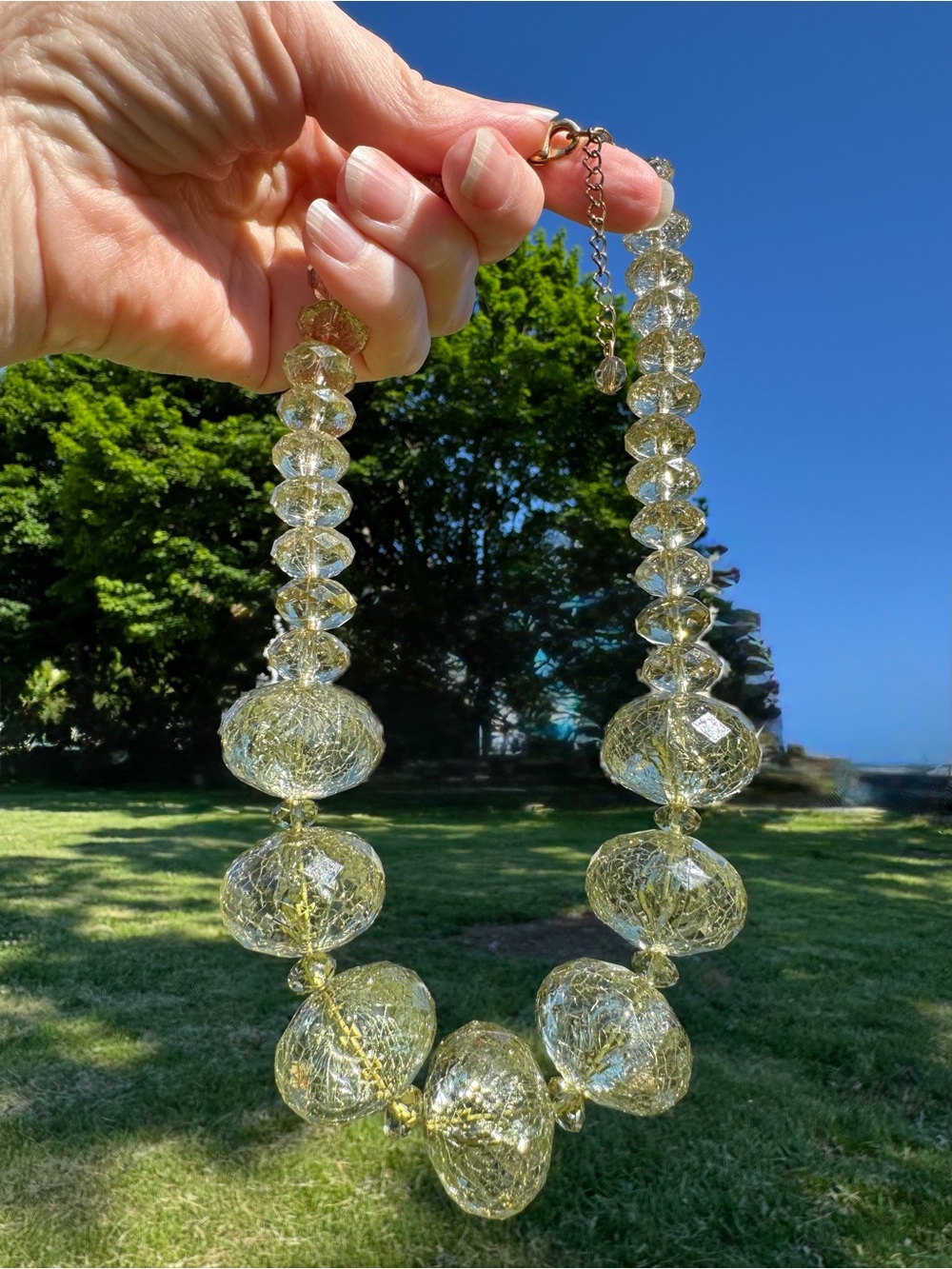 Vintage Big Bubble Necklace